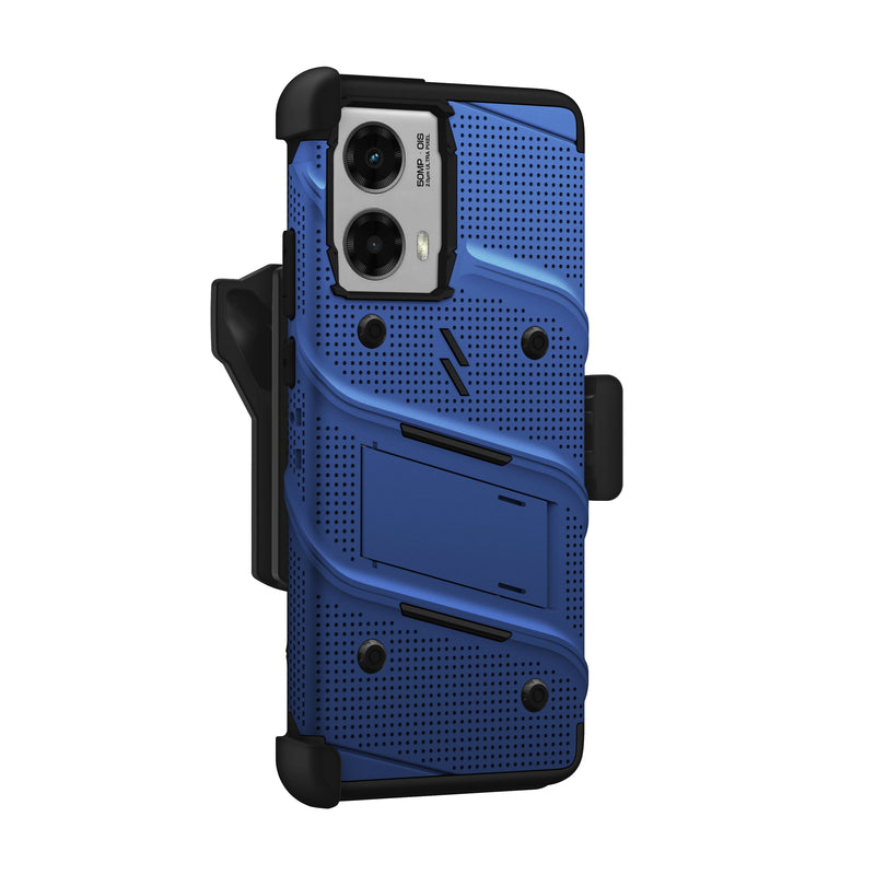 Load image into Gallery viewer, ZIZO BOLT Bundle moto edge 5G (2024) Case - Blue
