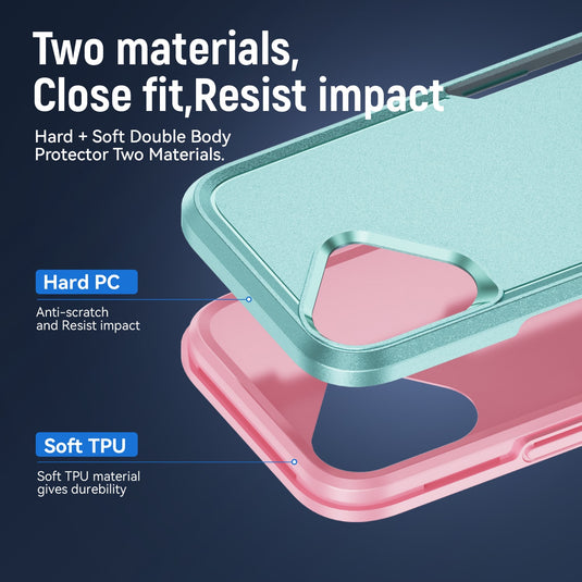 CLICK Impact MagSafe Series iPhone 16 Plus Case - Aqua Pink