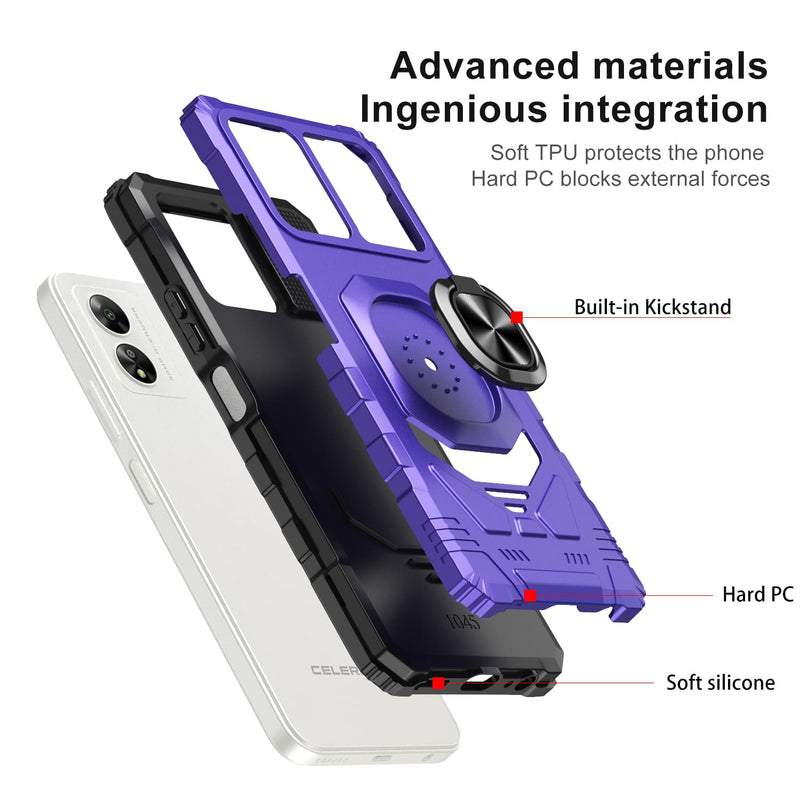 Load image into Gallery viewer, CLICK Guard Series Boost Celero5G SC Case - Purple
