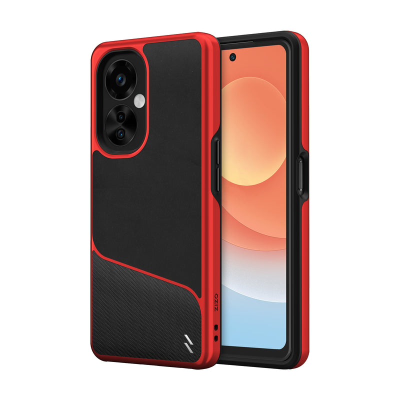 Load image into Gallery viewer, ZIZO DIVISION Series OnePlus Condor Case - Black &amp; Red
