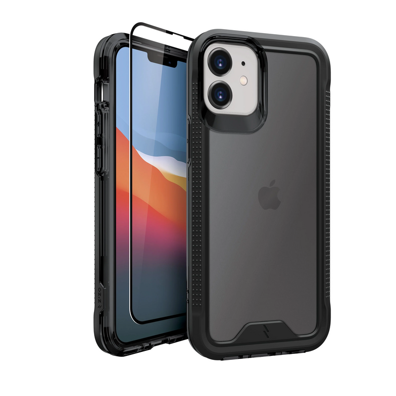 Load image into Gallery viewer, ZIZO ION Series iPhone 12 Mini Case - Black &amp; Smoke
