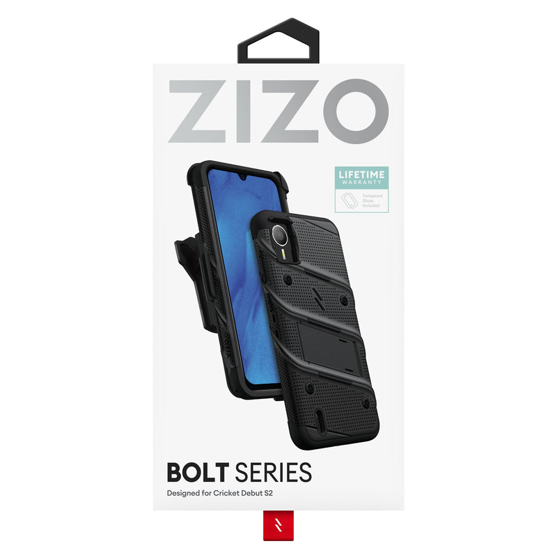 Load image into Gallery viewer, ZIZO BOLT Bundle Cricket Debut S2 Case - Black
