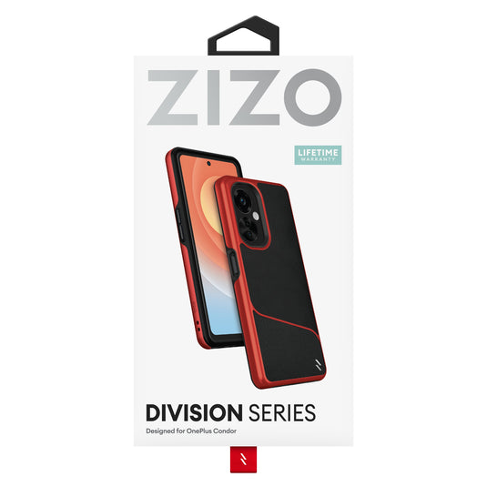 ZIZO DIVISION Series OnePlus Condor Case - Black & Red