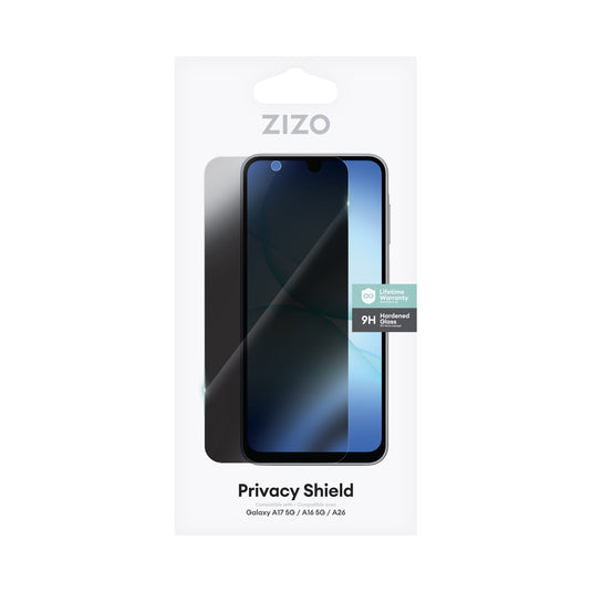 ZIZO PRIVACY Tempered Glass Screen Protector for Galaxy A17 / A16 / A26 - Privacy