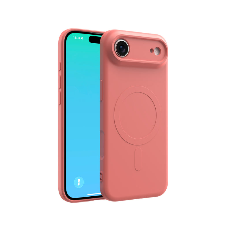 Load image into Gallery viewer, CLICK Slim Silicone MagSafe Series iPhone 17 Air Case - Orange
