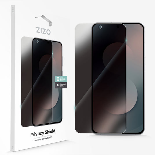 ZIZO Privacy Lightning Shield Galaxy S26 FE Privacy Tempered Glass Screen Protector - Privacy