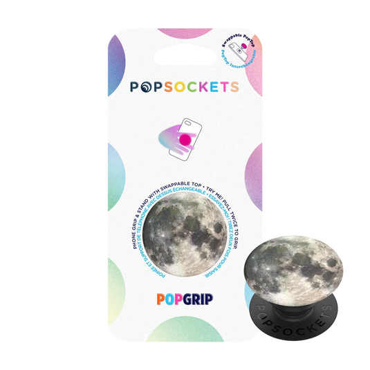 PopSockets Phone and Tablet Swappable PopGrip - Moon