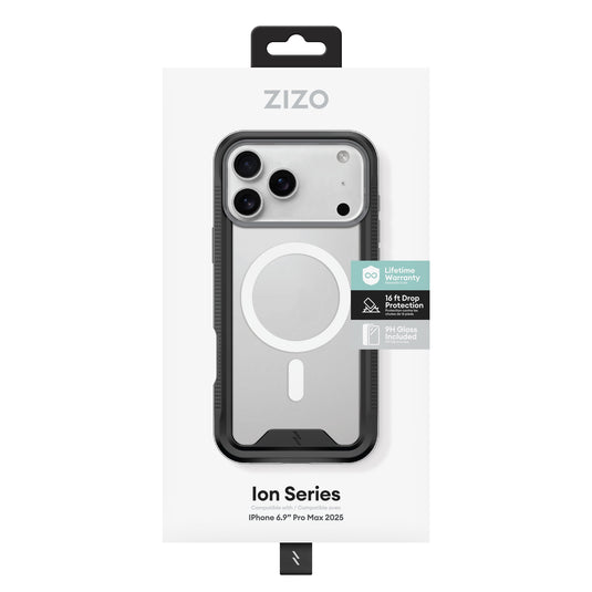 ZIZO ION Series iPhone 17 Pro Max MagSafe Case - Black
