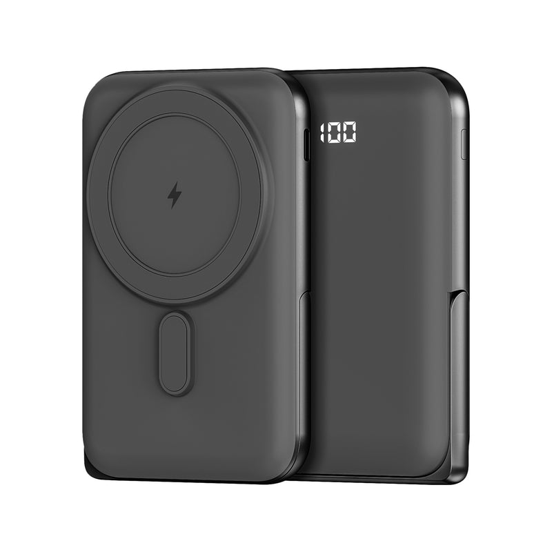 Load image into Gallery viewer, ZIZO PowerVault Magnetic Power Bank 10 000mAh - Space Black
