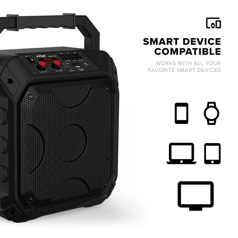 Load image into Gallery viewer, ZIZO Rokr Z1 Portable Bluetooth Speaker (Black)
