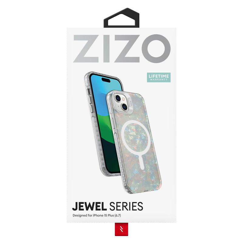 Load image into Gallery viewer, ZIZO JEWEL Series iPhone 15 Plus MagSafe Case - Opal
