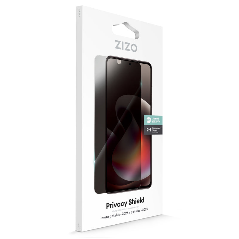Load image into Gallery viewer, ZIZO PRIVACY Tempered Glass Screen Protector for moto g stylus - 2026 / 2025 - Privacy
