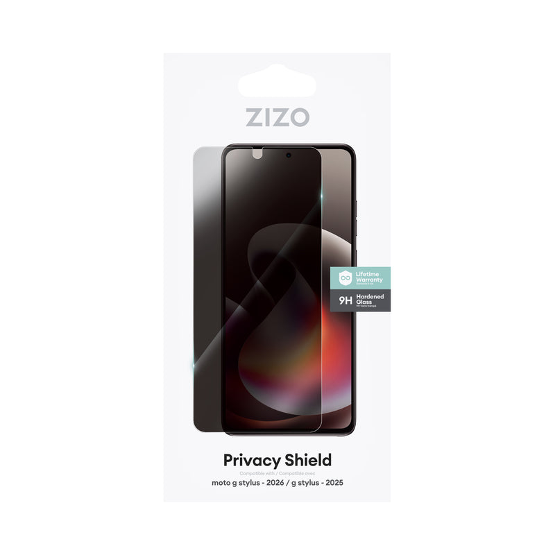 Load image into Gallery viewer, ZIZO PRIVACY Tempered Glass Screen Protector for moto g stylus - 2026 / 2025 - Privacy

