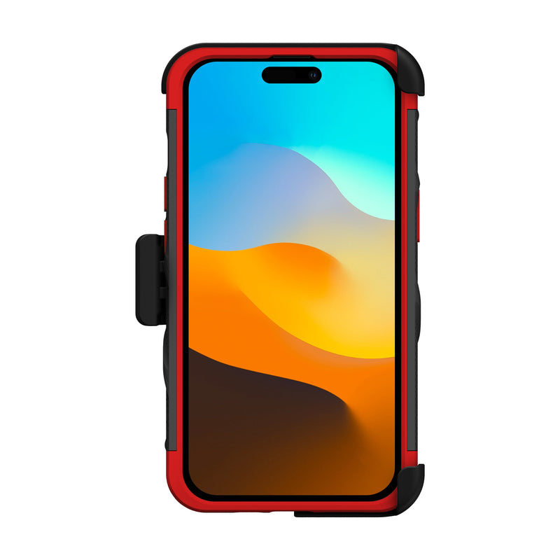 Load image into Gallery viewer, ZIZO BOLT Bundle iPhone 15 Case - Red
