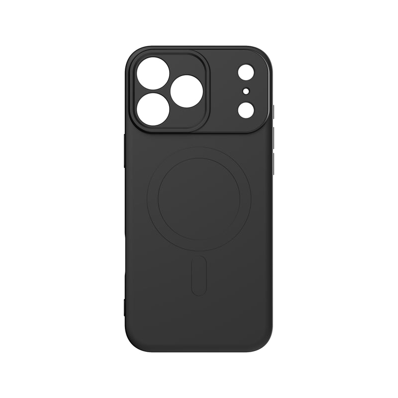 Load image into Gallery viewer, CLICK Slim Silicone MagSafe Series iPhone 17 Pro Max Case - Black
