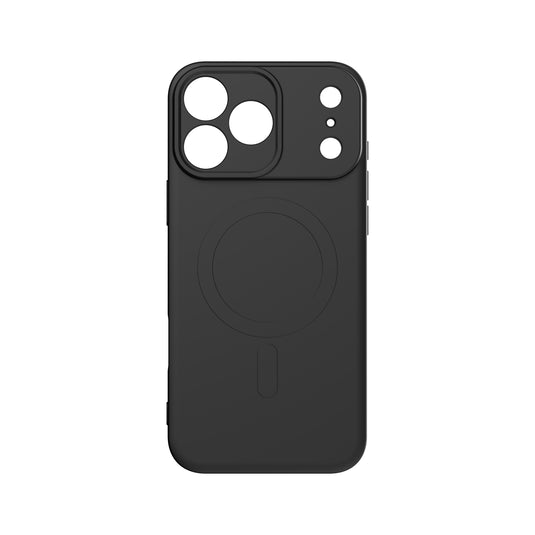 CLICK Slim Silicone MagSafe Series iPhone 17 Pro Max Case - Black