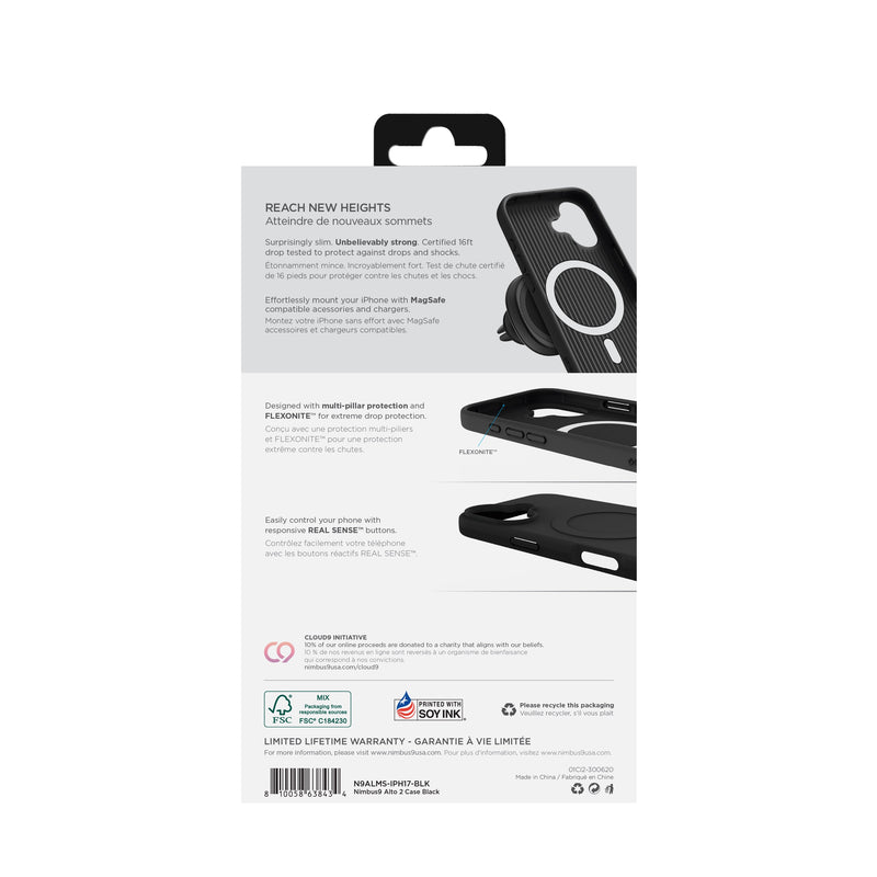 Load image into Gallery viewer, Nimbus9 Alto 2 iPhone 17 MagSafe Case - Black
