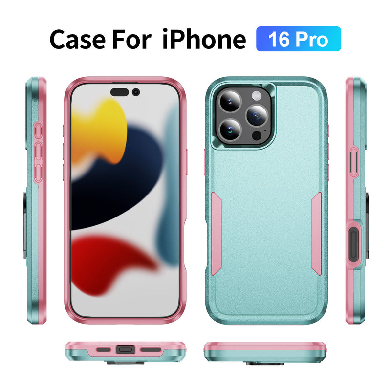 Load image into Gallery viewer, CLICK Impact MagSafe Series iPhone 16 Pro Case - Aqua Pink
