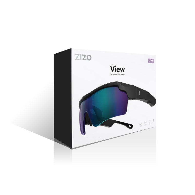 Load image into Gallery viewer, ZIZO View Wireless Headphone Sunglasses - Black
