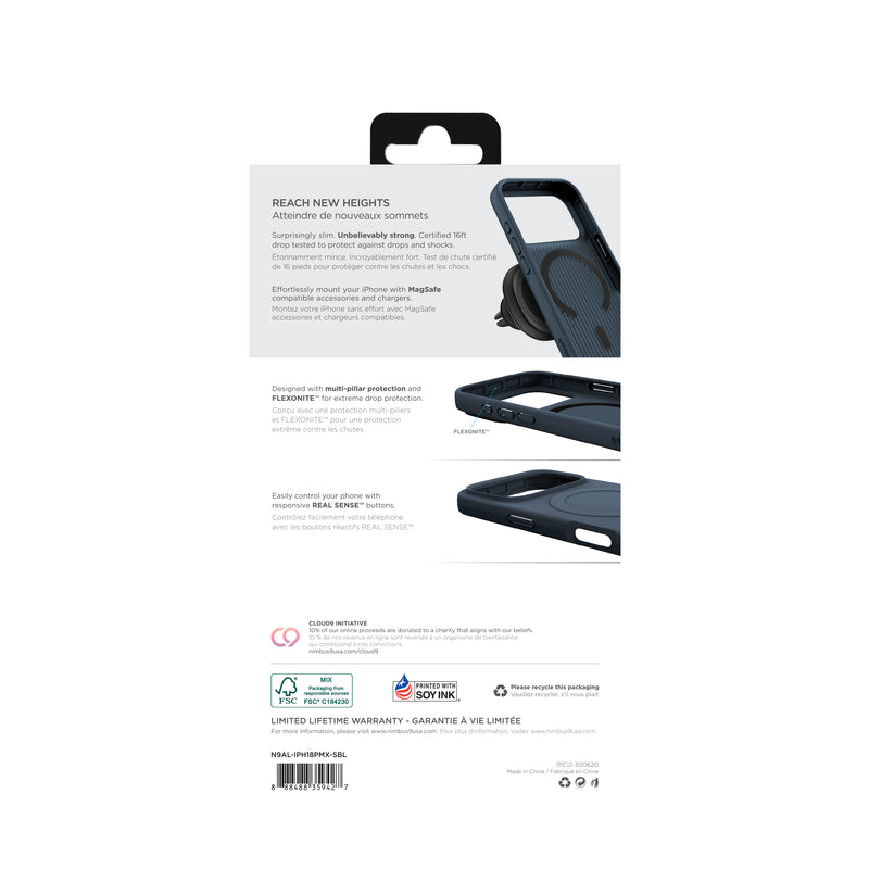 Load image into Gallery viewer, Nimbus9 Alto 2 iPhone 18 Pro Max MagSafe Case - Steel Blue

