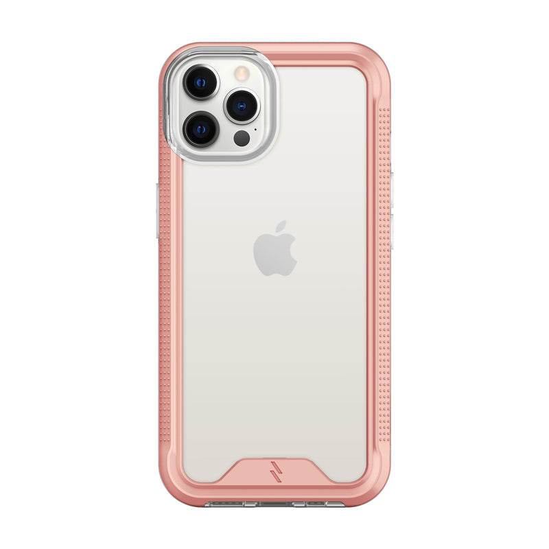 Load image into Gallery viewer, ZIZO ION Series iPhone 13 Pro Max Case - Rose Gold &amp; Clear
