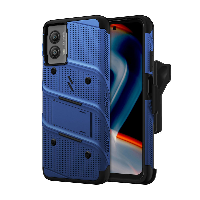 Load image into Gallery viewer, ZIZO BOLT Bundle moto g power 5G (2024) Case - Blue
