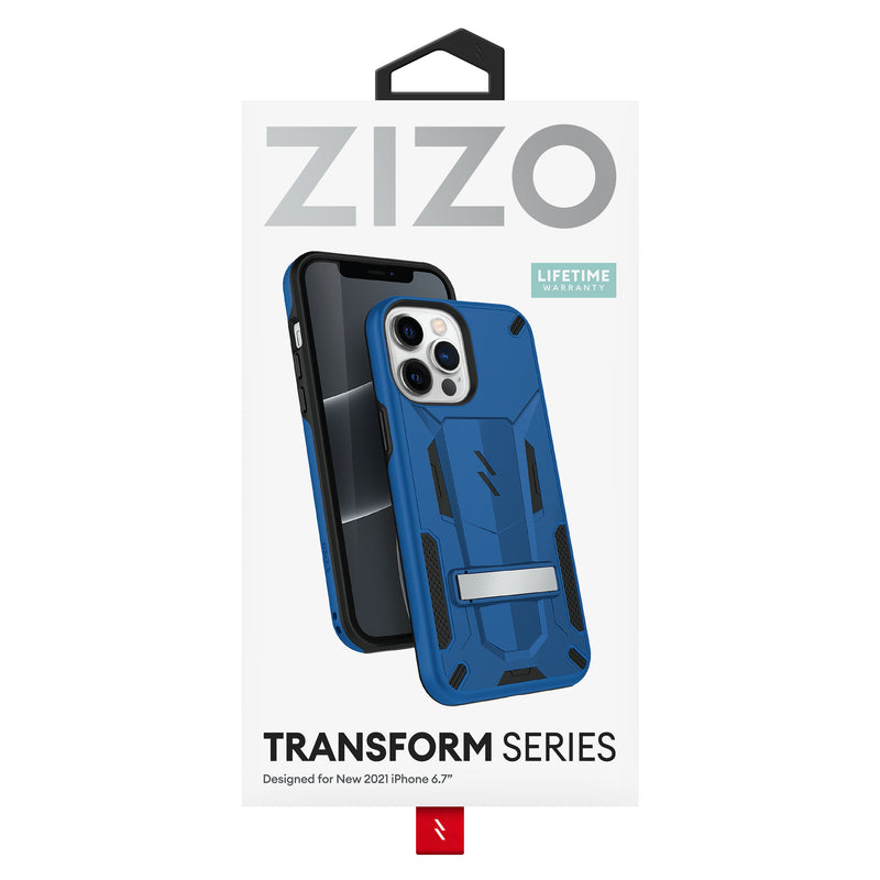 Load image into Gallery viewer, ZIZO TRANSFORM Series iPhone 13 Pro Max Case - Blue
