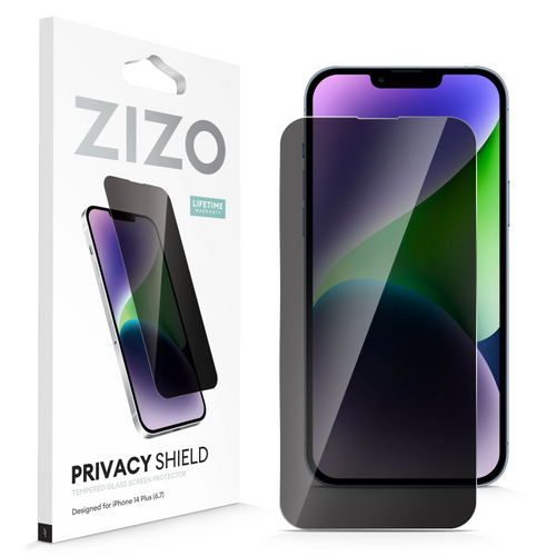ZIZO PRIVACY Tempered Glass Screen Protector for iPhone 14 Plus  iPhone 13 Pro Max - Privacy