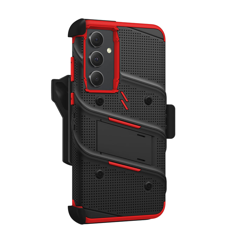 Load image into Gallery viewer, ZIZO BOLT Bundle Galaxy A35 Case - Black / Red
