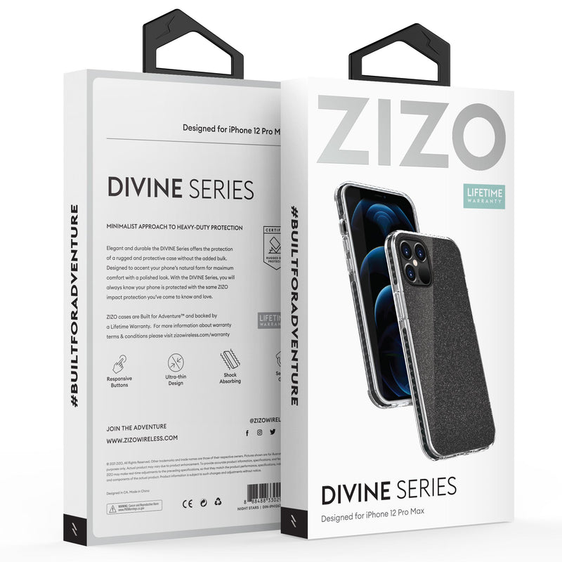 Load image into Gallery viewer, ZIZO DIVINE Series iPhone 12 Pro Max Case - Night Stars
