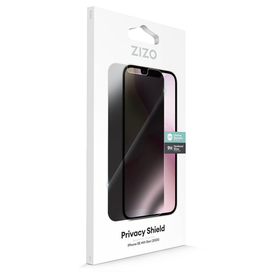 ZIZO PRIVACY Tempered Glass Screen Protector for iPhone 16e/13/14/14 Pro - Privacy