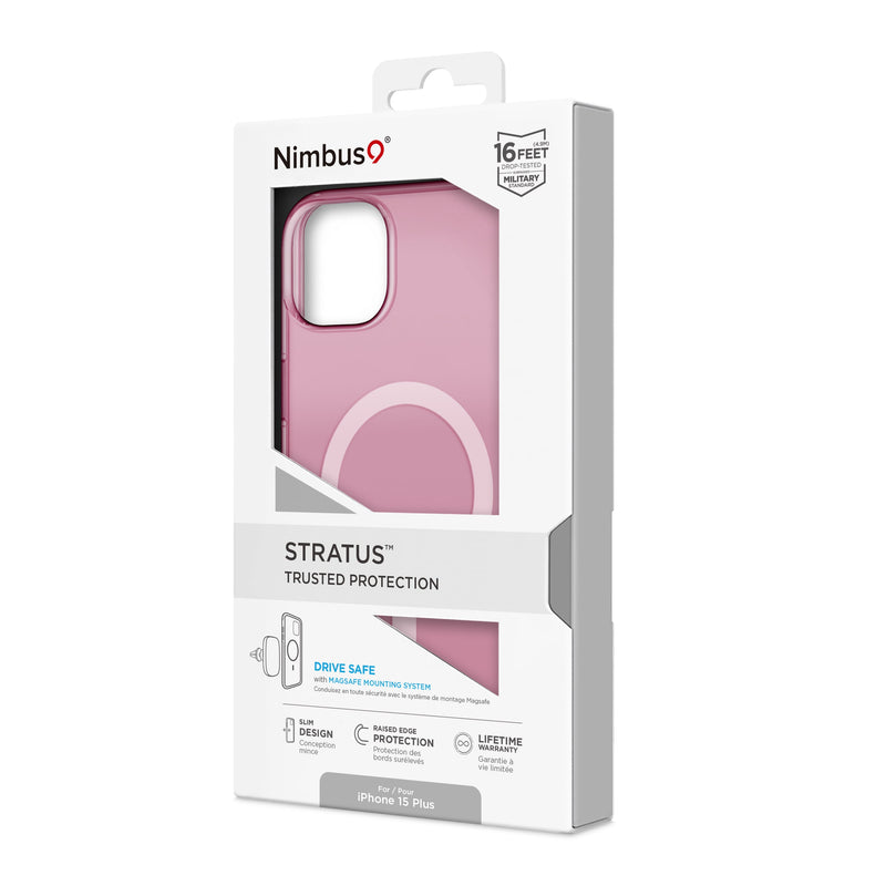 Load image into Gallery viewer, Nimbus9 Stratus iPhone 15 Plus MagSafe Case - Pink
