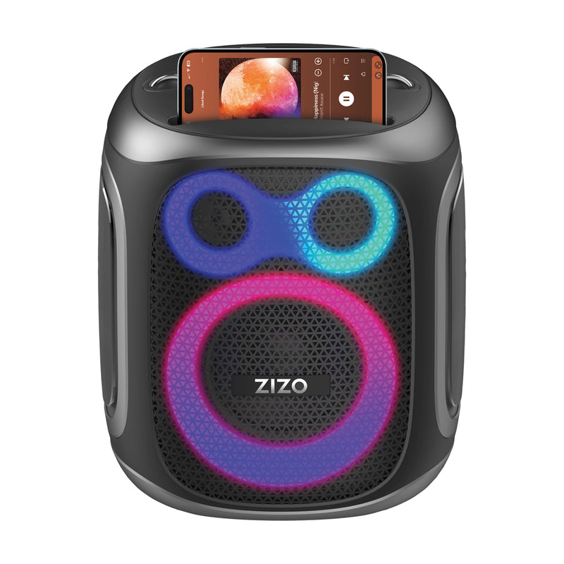 Load image into Gallery viewer, ZIZO Tune Z5 Karaoke Speaker w/ Wireless Mics and Stand - Black
