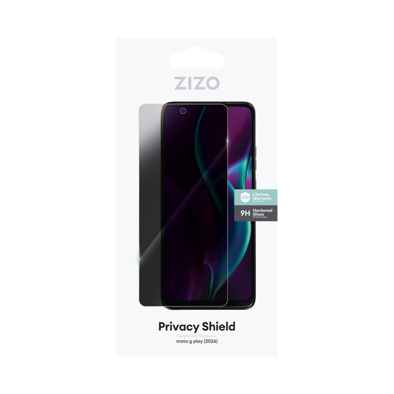Load image into Gallery viewer, ZIZO PRIVACY Tempered Glass Screen Protector for moto g play 2026 / g 5G 2026 / g 5G 2025 - Privacy
