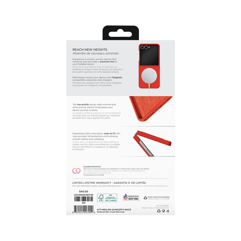 Load image into Gallery viewer, Nimbus9 Alto 2 MagSafe Case for Galaxy Z Flip 7 - Red Coral
