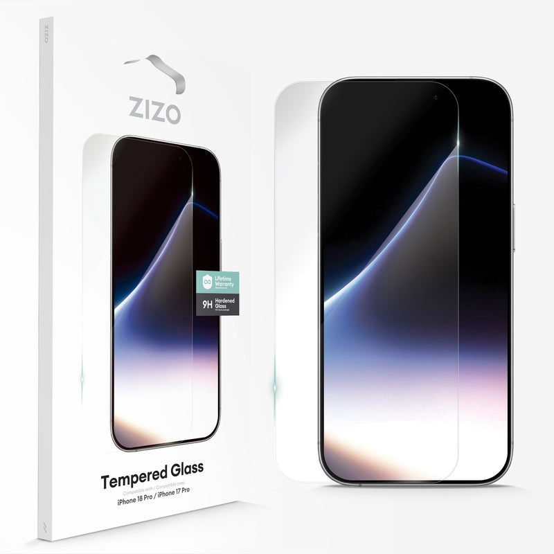 Load image into Gallery viewer, ZIZO Lightning Shield iPhone 18 Pro Tempered Glass Screen Protector - Clear
