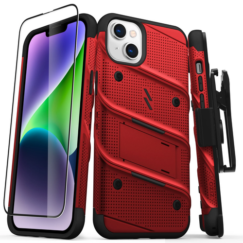ZIZO BOLT Bundle iPhone 14 Plus Case - Red