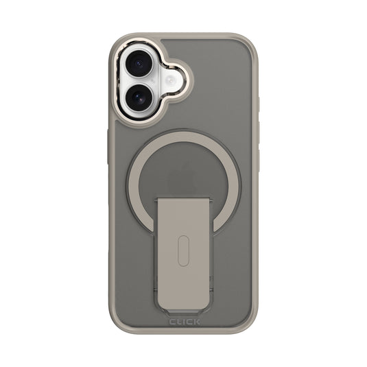 CLICK Latch Series iPhone 16 Plus Case - Smoke Gray