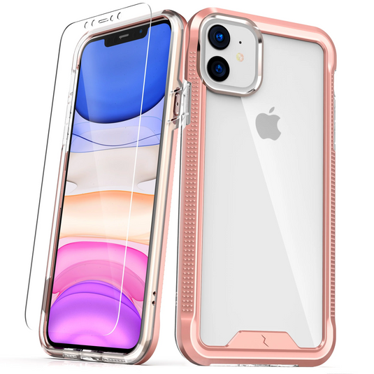 ZIZO ION iPhone 11 (2019) Case (Rose Gold/Clear)