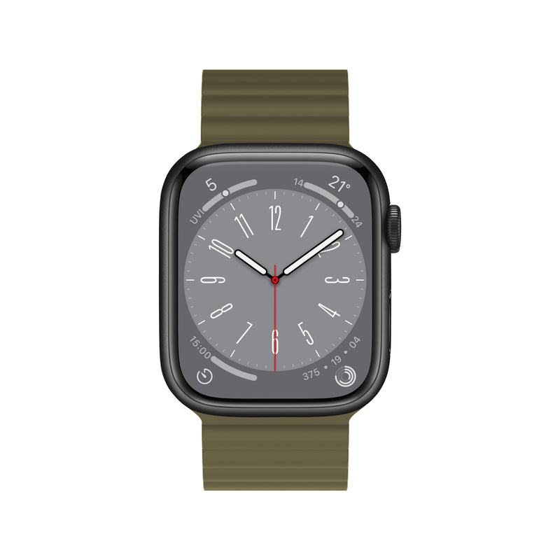 Load image into Gallery viewer, Nimbus9 Magnetic Watch Band for Apple Watch 45mm - Olive Green
