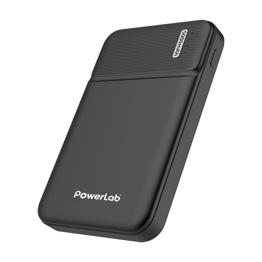 PowerLab 5000 mAh Power Bank - Black