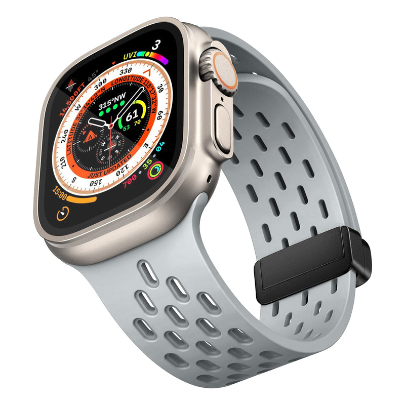 Load image into Gallery viewer, Nimbus9 FlexFit Sport Band for Apple Watch 44/45/46/49mm - Cool Gray
