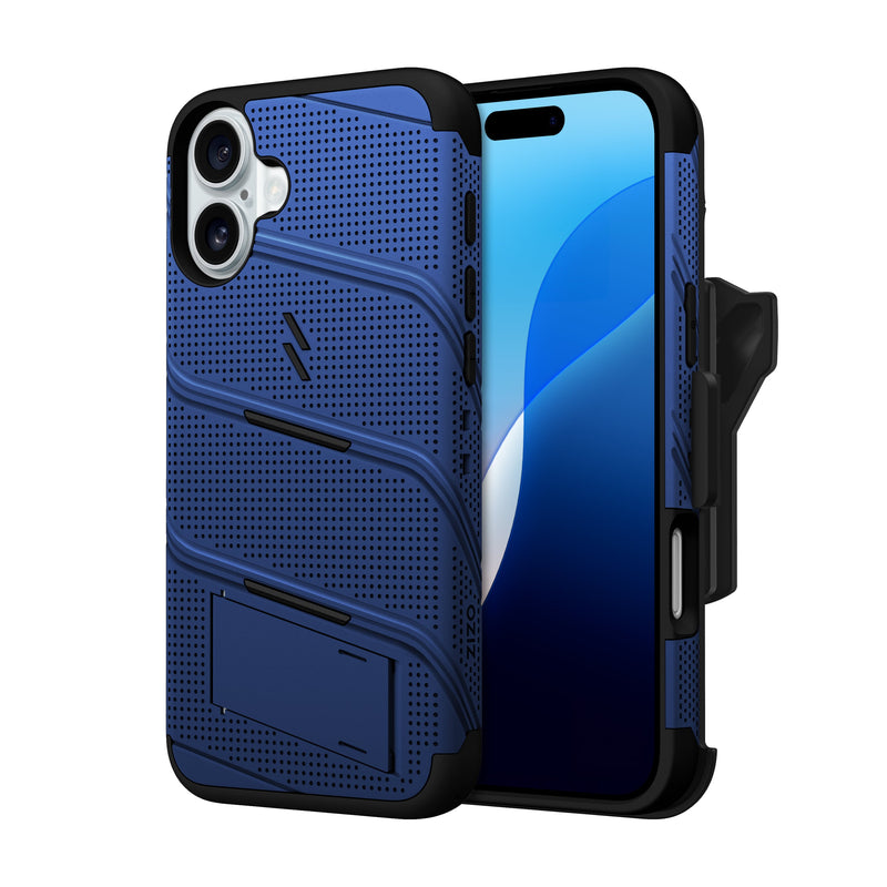 Load image into Gallery viewer, ZIZO BOLT Bundle iPhone 16 Plus Case - Blue
