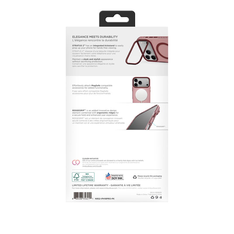 Load image into Gallery viewer, Nimbus9 Stratus 2 iPhone 18 Pro MagSafe Case - Pink
