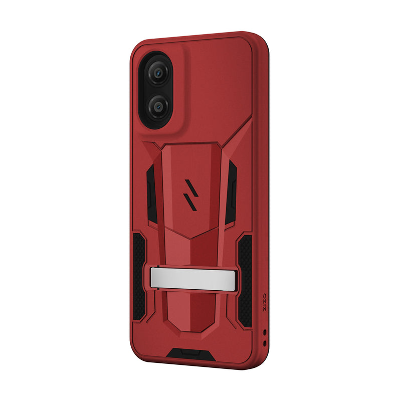 Load image into Gallery viewer, ZIZO TRANSFORM Series moto g Play (2024) Case - Red
