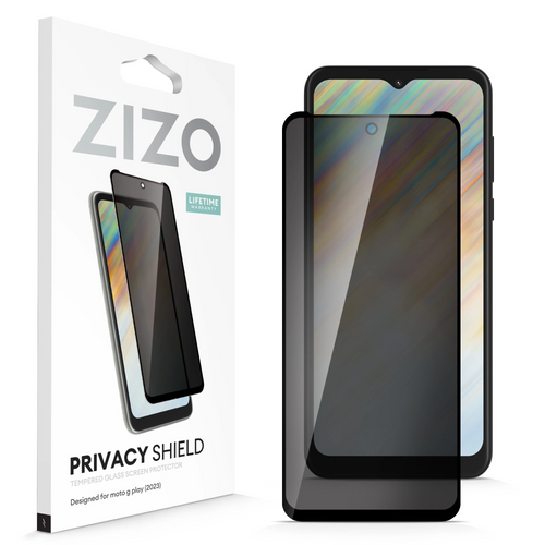ZIZO PRIVACY Tempered Glass Screen Protector for moto g play (2023) - Privacy