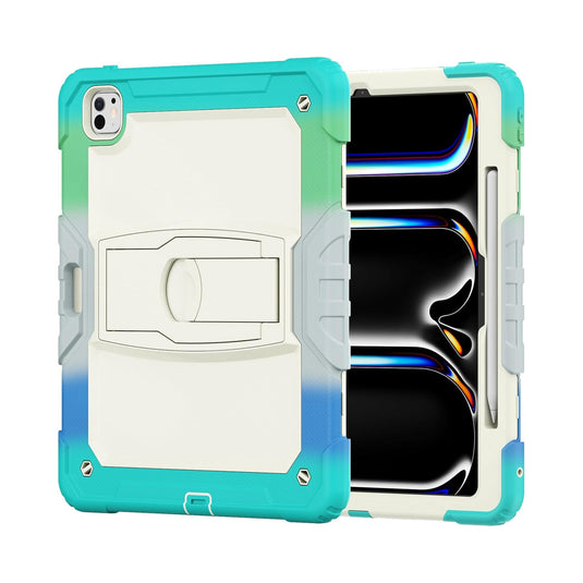 CLICK Vivid Series Case for iPad 10.9in (10th generation) - Blue Rainbow