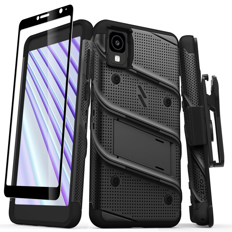 Load image into Gallery viewer, ZIZO BOLT Bundle TCL ION z Case - Black
