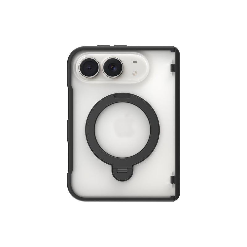 Load image into Gallery viewer, CLICK Fusion Fold Series iPhone Duo Case - Clear Blue
