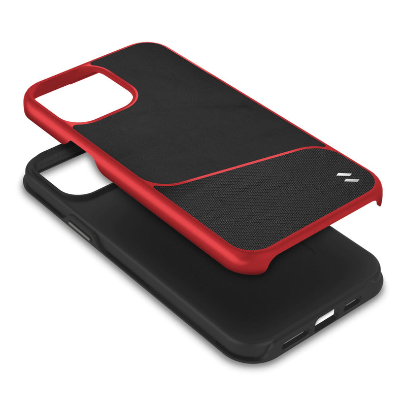 Load image into Gallery viewer, ZIZO DIVISION Series iPhone 12 / iPhone 12 Pro Case - Black &amp; Red
